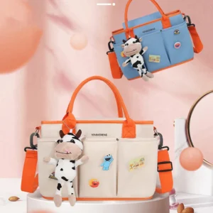 Canvas Mommy Bag Baby Nappy Bags for Newborn Diaper Organizer