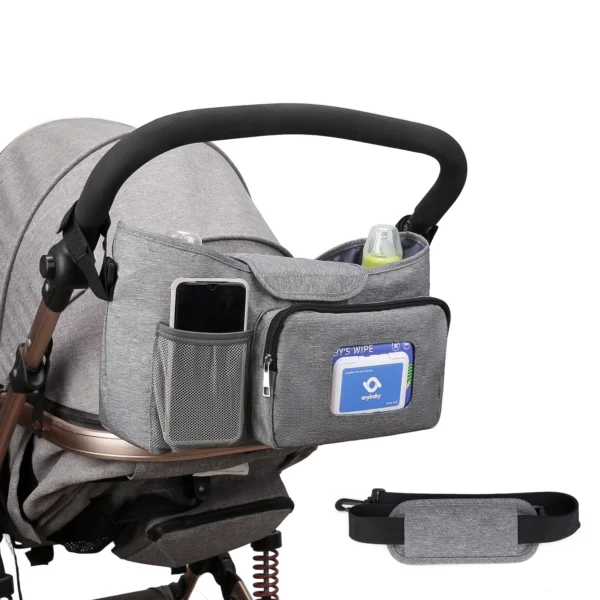 Baby Small Diaper Bag Stroller Organizer with Insulated