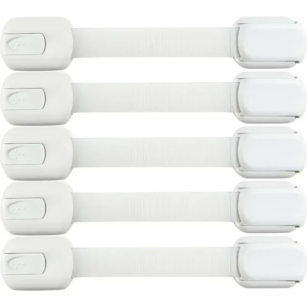 5/10pc Child Safety Strap Locks Baby Locks for Cabinets and Drawers