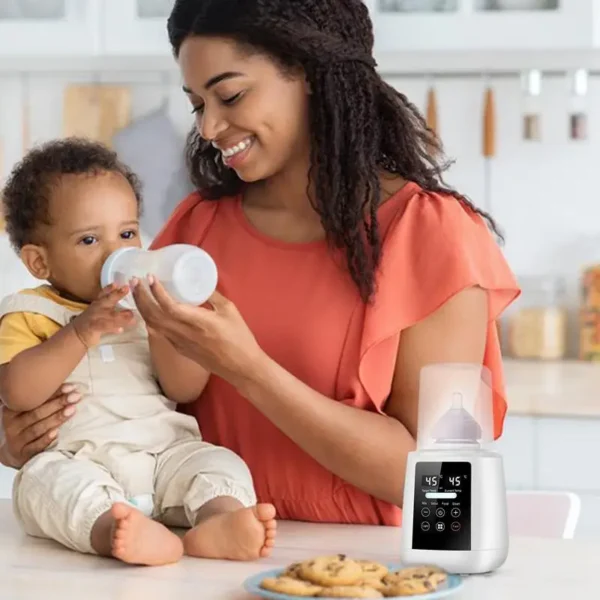 Baby Bottle Warmer 6 In 1 Automatic Baby Milk Warmer - Image 3