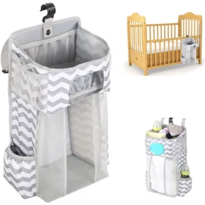 Changing Table Diaper Organizer - Baby Hanging Diaper Stacker